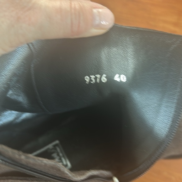 MA&LO-Italy-Laiss-Dark Brown Suede Ankle Boots-Side Zip-buckle-Sz40EU Cowboy - Picture 5 of 12